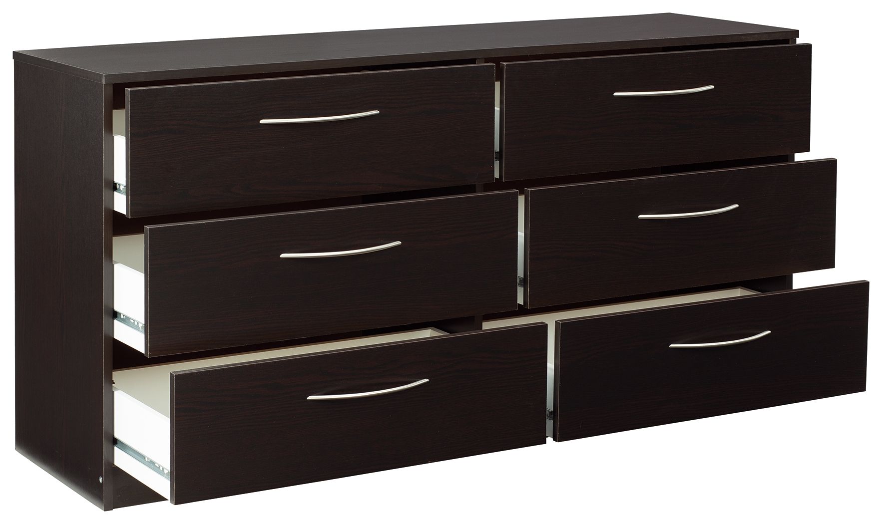 Finch - Six Drawer Dresser - Black