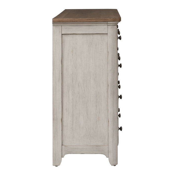 Farmhouse Reimagined - 8 Drawer Dresser - White