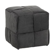 Square Ottoman Foot Rest With Woven Design