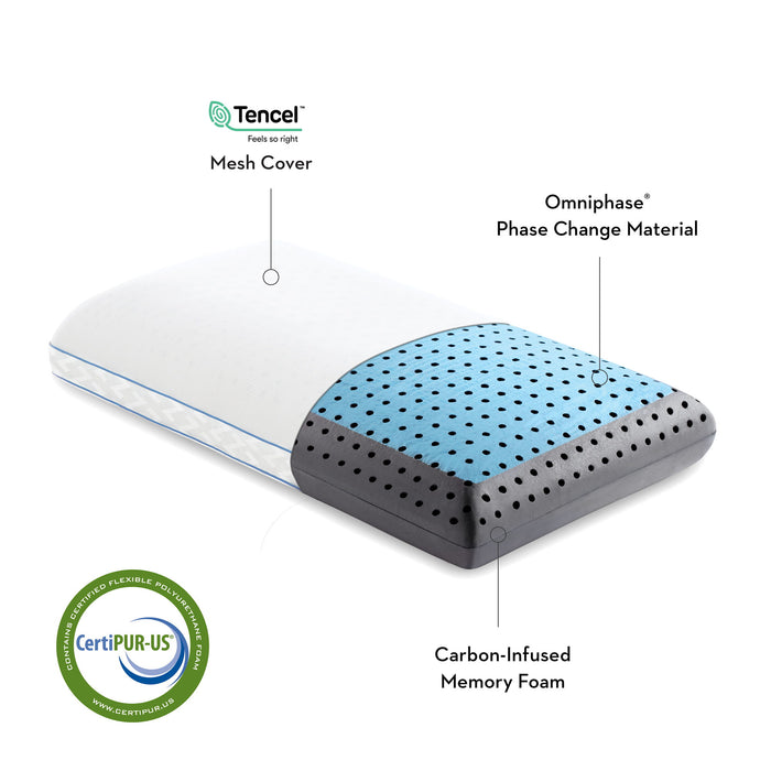 Z Carbon Cool LT Pillow - Travel