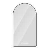 Arched LED Vanity Mirror With Time & Temperature Display, Anti-Fog, Dimmable Backlight In Frame, 3 Color Temperatures