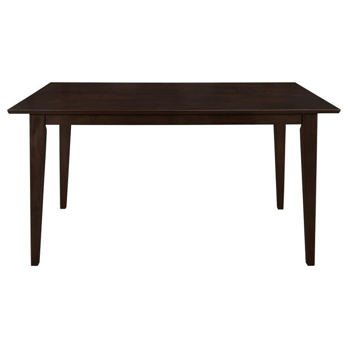Gabriel - 5-Piece 59" Rectangular Dining Set - Cappuccino