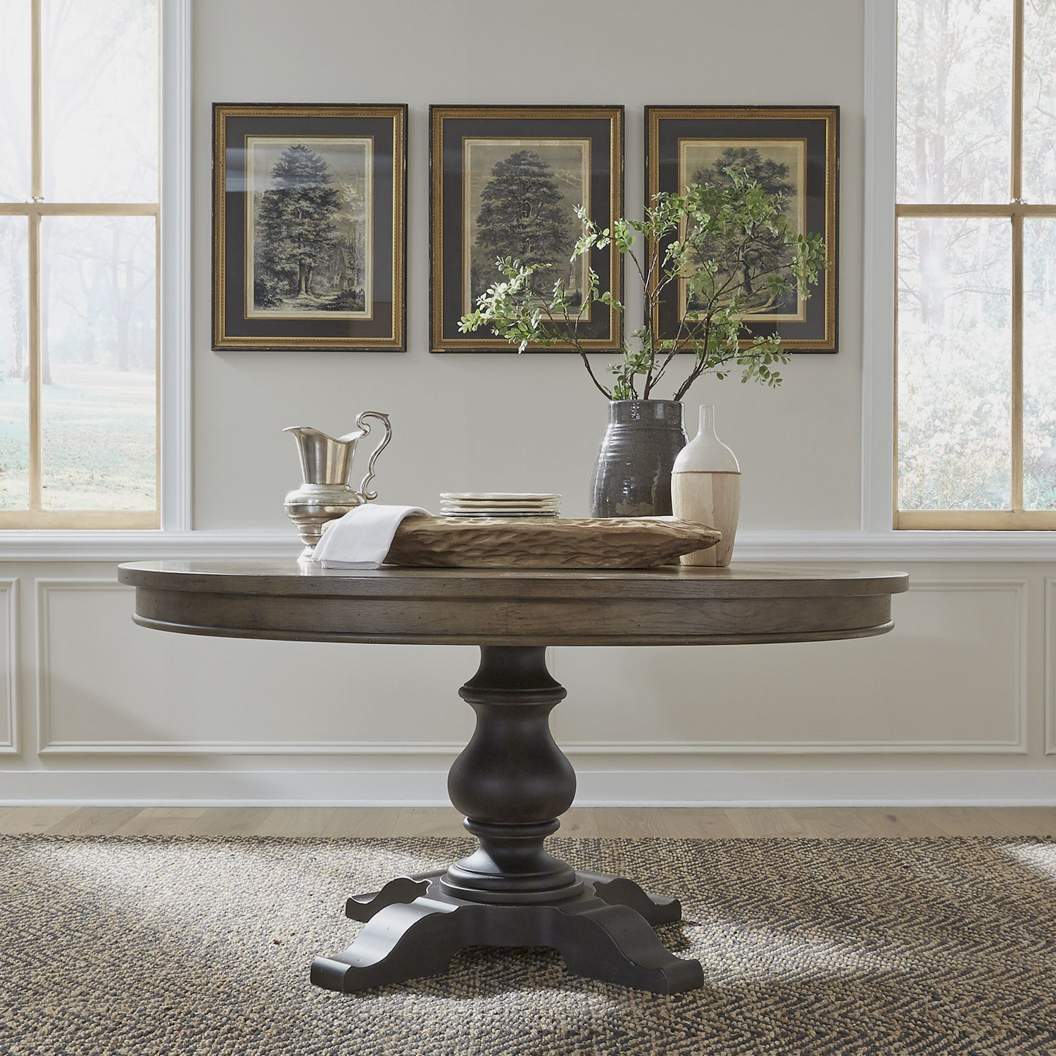 Americana Farmhouse - Pedestal Table