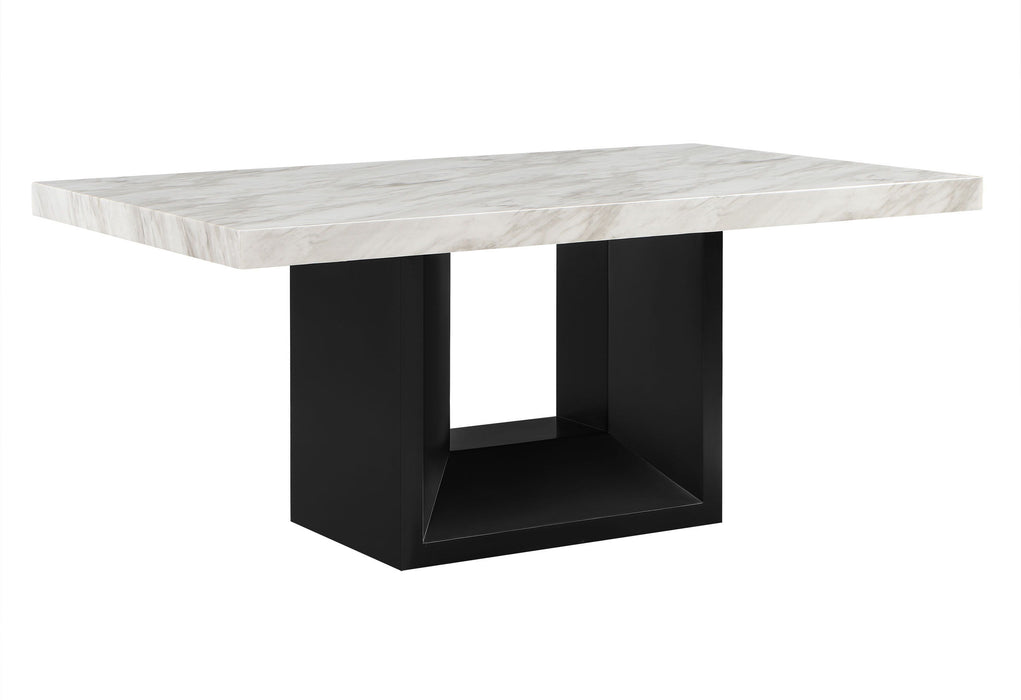 D02 - Dining Table - Black / White