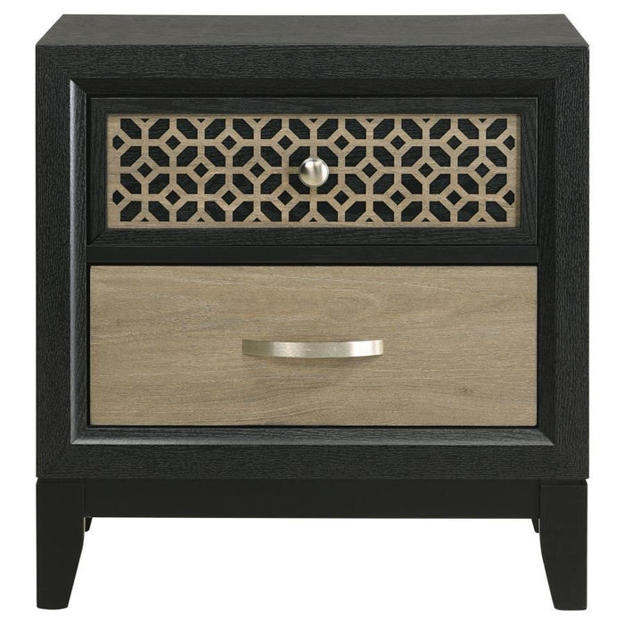 Valencia - 2-Drawer Nightstand - Black