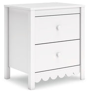 Hallityn - Two Drawer Night Stand - White