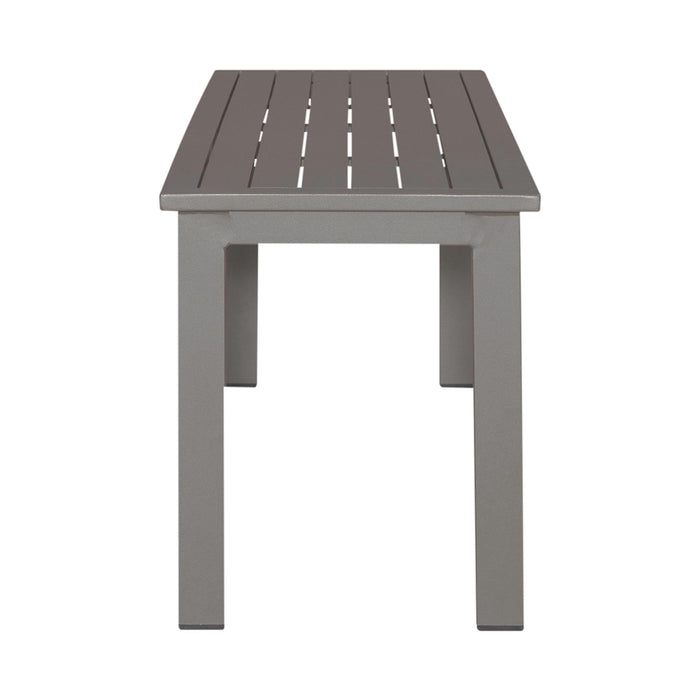 Plantation Key - Outdoor Dining Bench - Granite