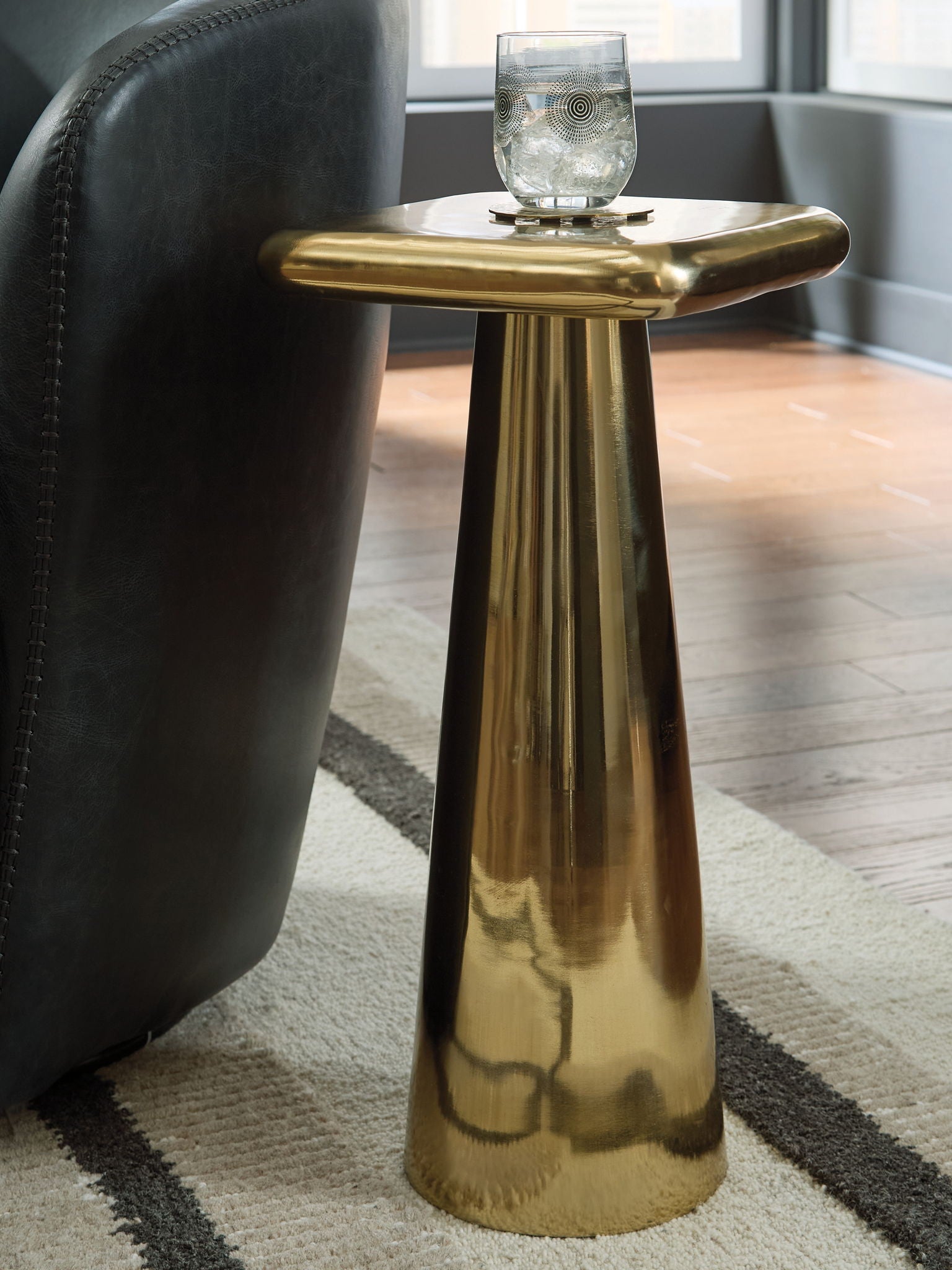 Dallenburg - Accent Table - Gold Finish