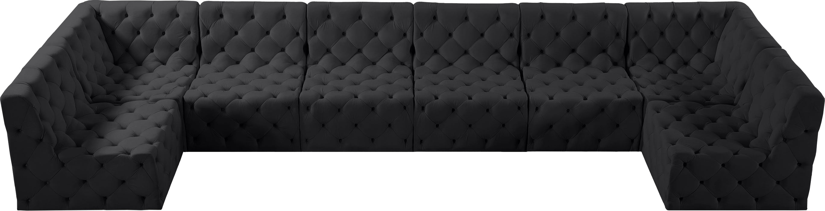 Tuft - Modular Sectional 8 Piece - Black - Modern & Contemporary