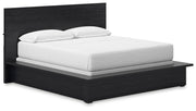 Londer - California King Panel Bed - Black