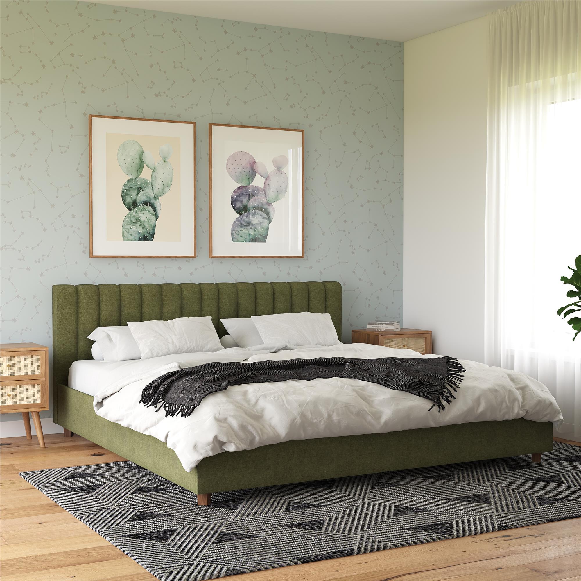 Brittany - King Bed - Green