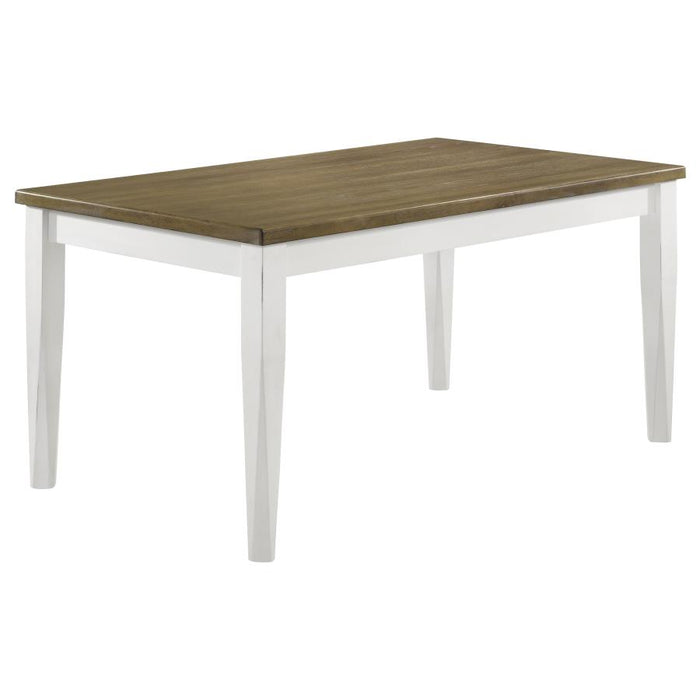 Appleton Rectangular Dining Set Distressed White