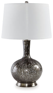 Tenslow - Glass Table Lamp - Antique Black