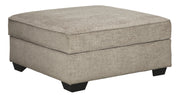 Bovarian - Ottoman With Storage - Stone