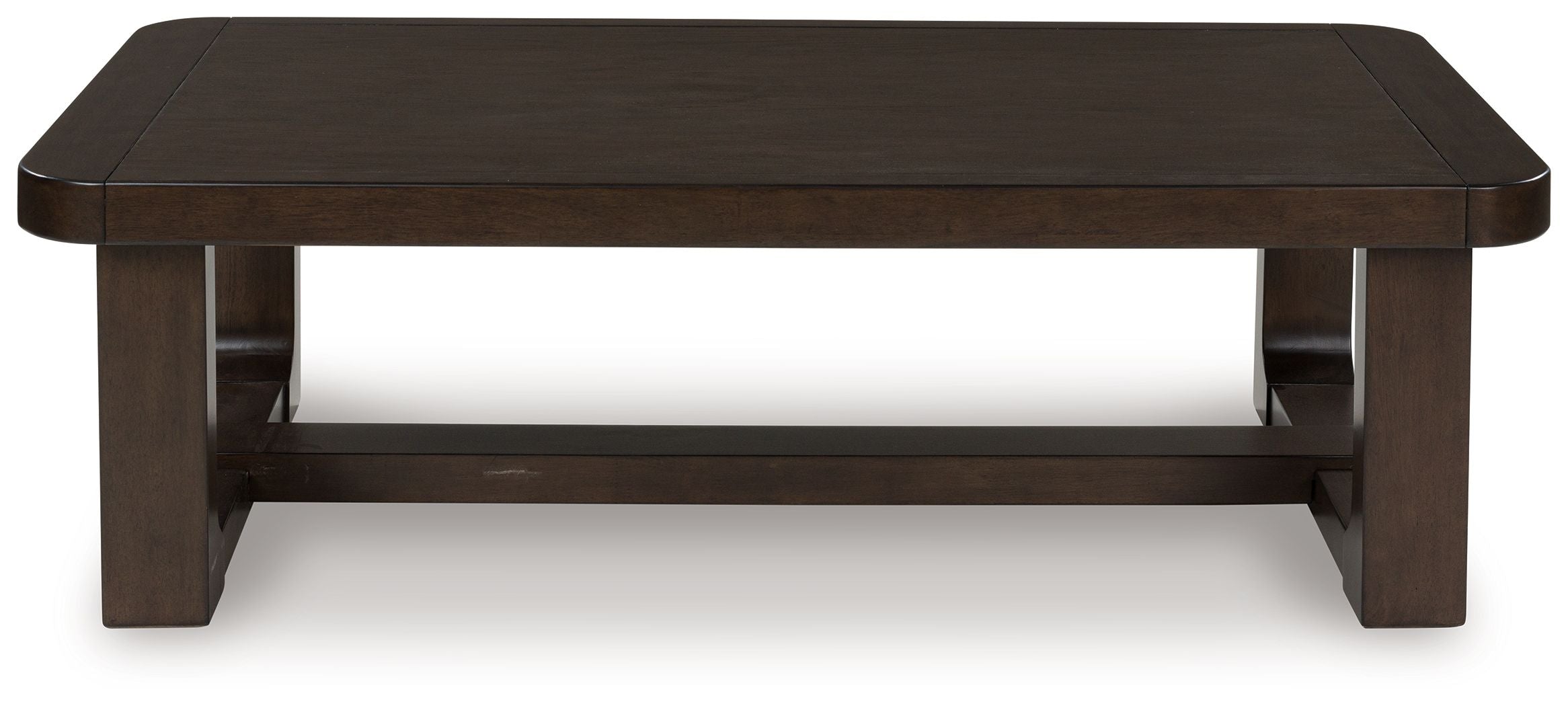 Breckington - Rectangular Cocktail Table - Dark Brown