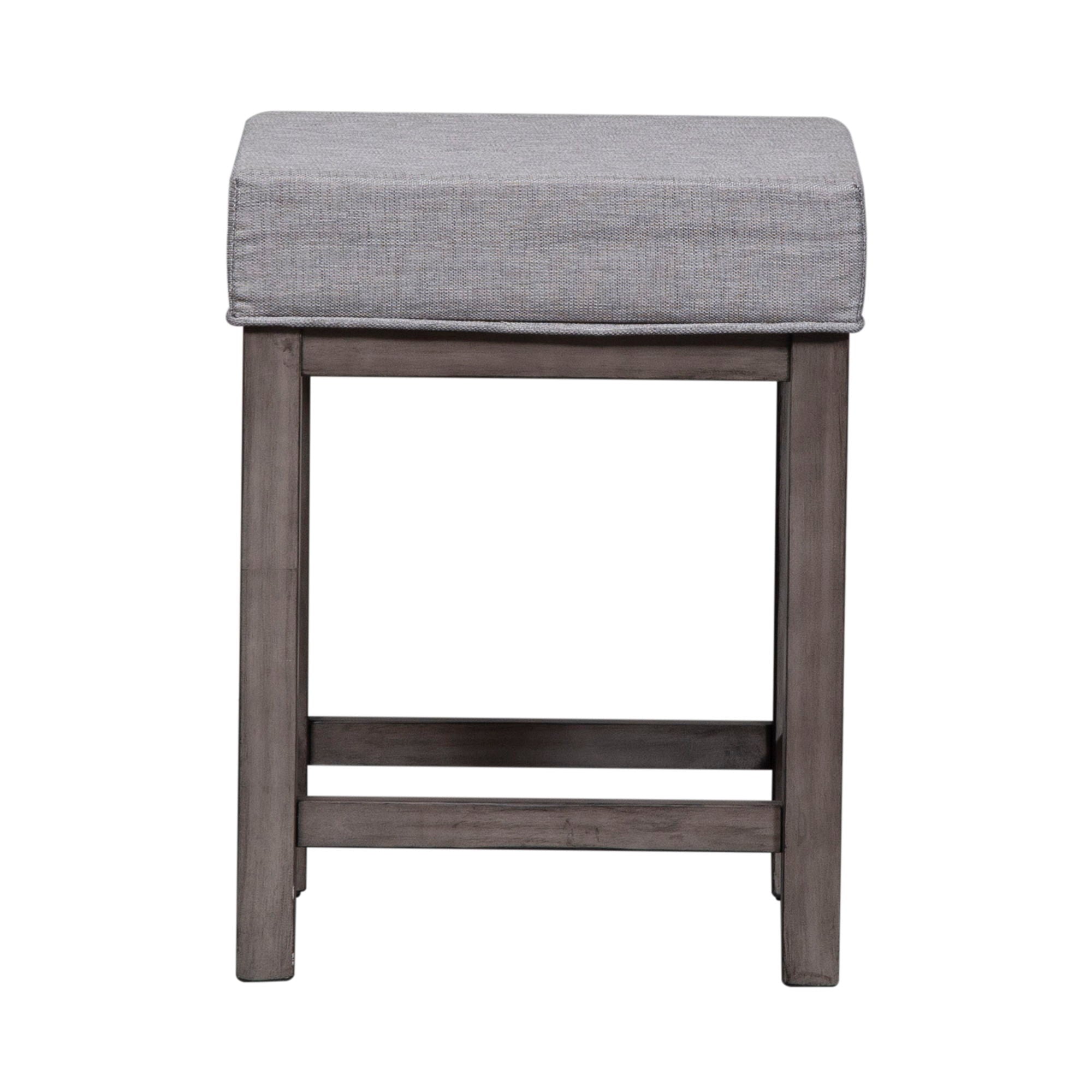 Tanners Creek - Upholstered Console Stool (Set of 3) - Dark Gray