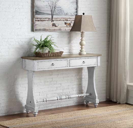 Carminda - Console Table - White