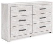 Cayboni - Six Drawer Dresser - Whitewash