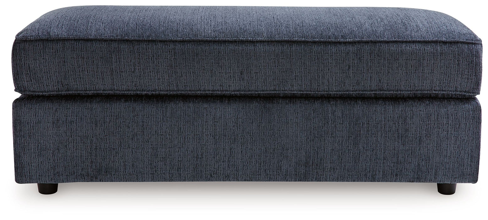 Albar Place - Cobalt - Oversized Accent Ottoman