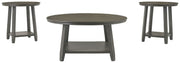 Caitbrook - Occasional Table Set (Set of 3) - Gray