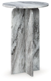 Keithwell - Round Accent Table - Gray