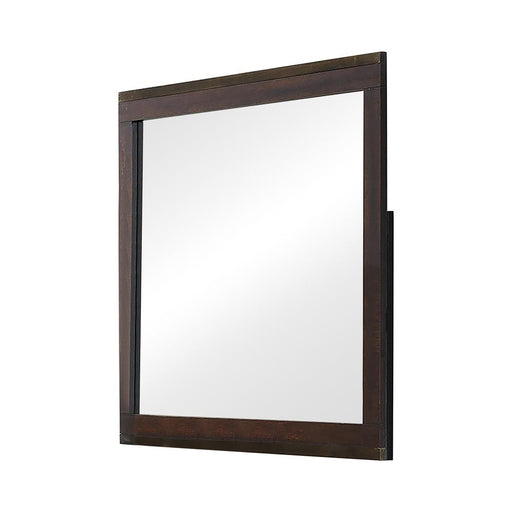 Edmonton Dresser Mirror Rustic Tobacco image