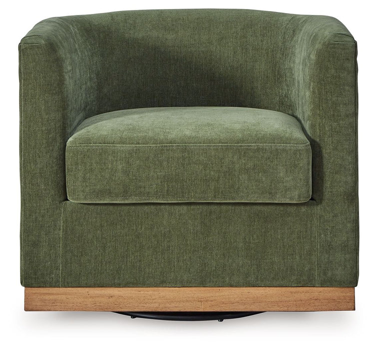 Jersonlow - Forest Green - Swivel Chair