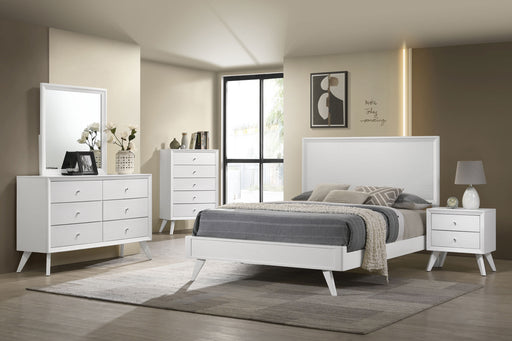 Janelle Bedroom Set White - iDEAL Furniture (Danbury, CT)
