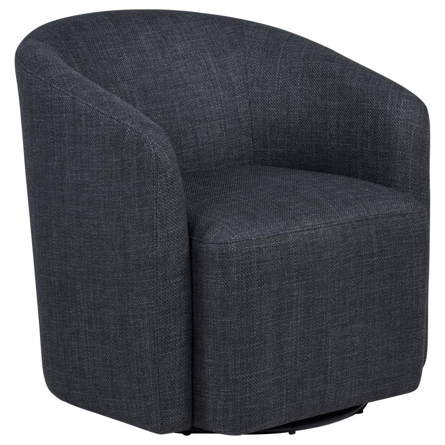 Mossbrook - Fabric Upholstered Swivel Accent Chair