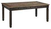 Tyler Creek - Rectangular Dining Room Table - Black / Gray