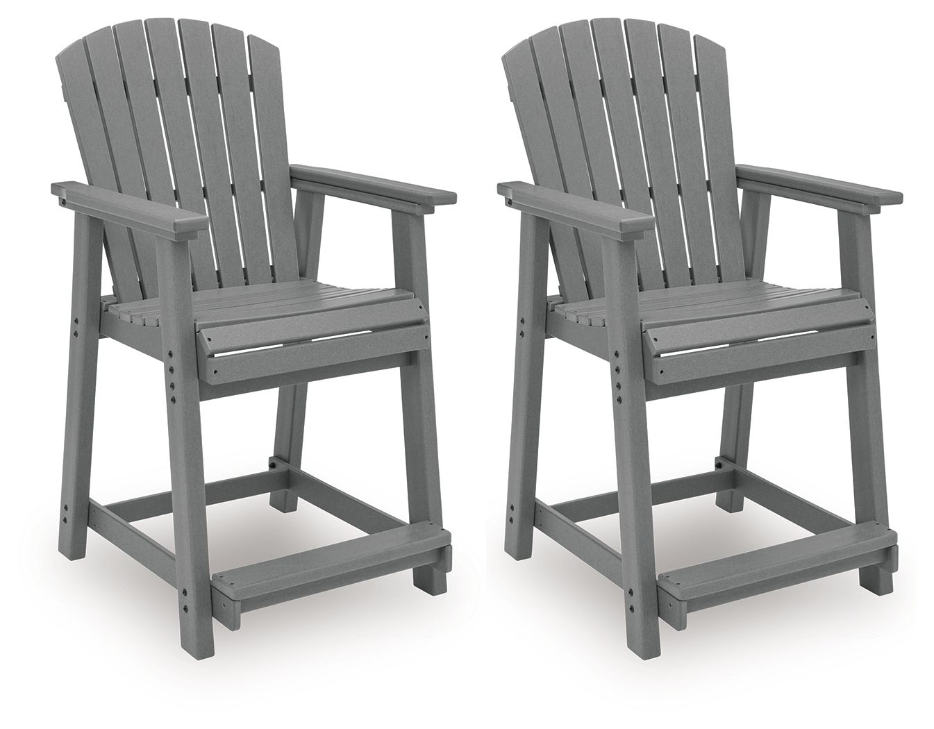 Sanctuary Beach - Barstool (Set of 2) - Dark Gray