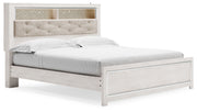Altyra - King Bookcase Panel Bed - White