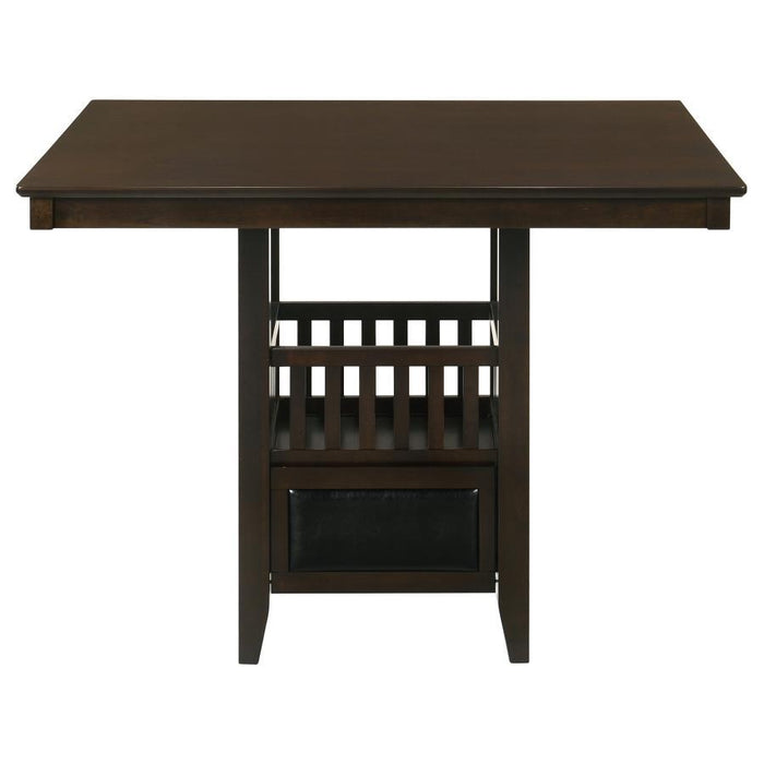 Jaden - 5 Piece Square Counter Height Dining Set - Espresso