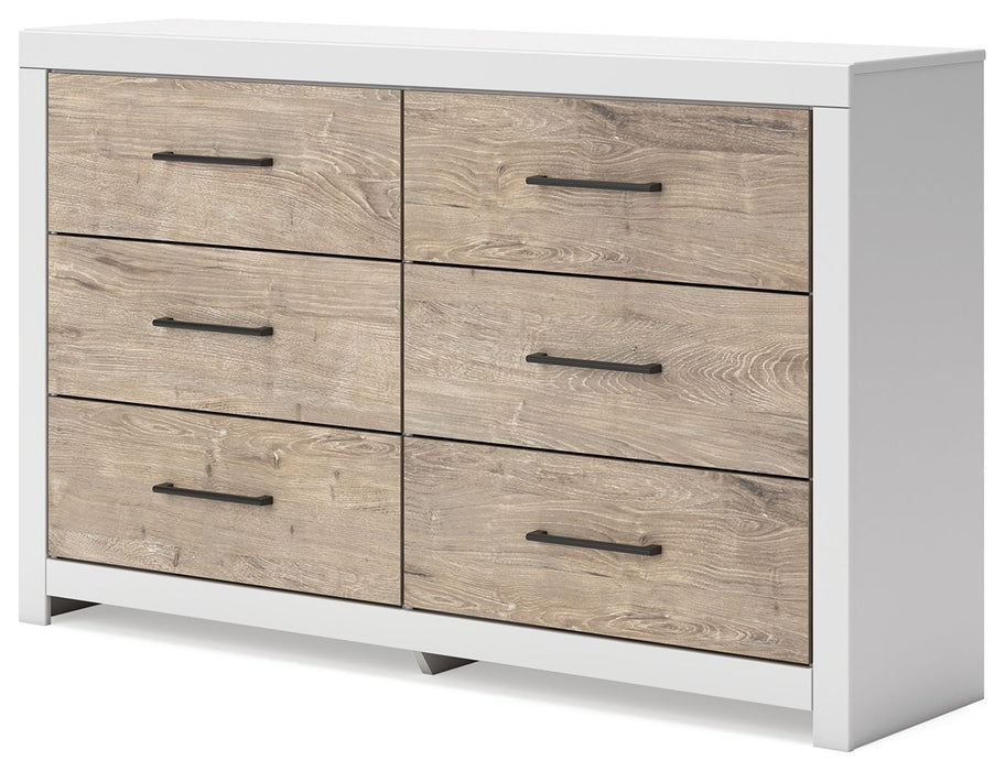 Charbitt - Two-tone - Six Drawer Dresser