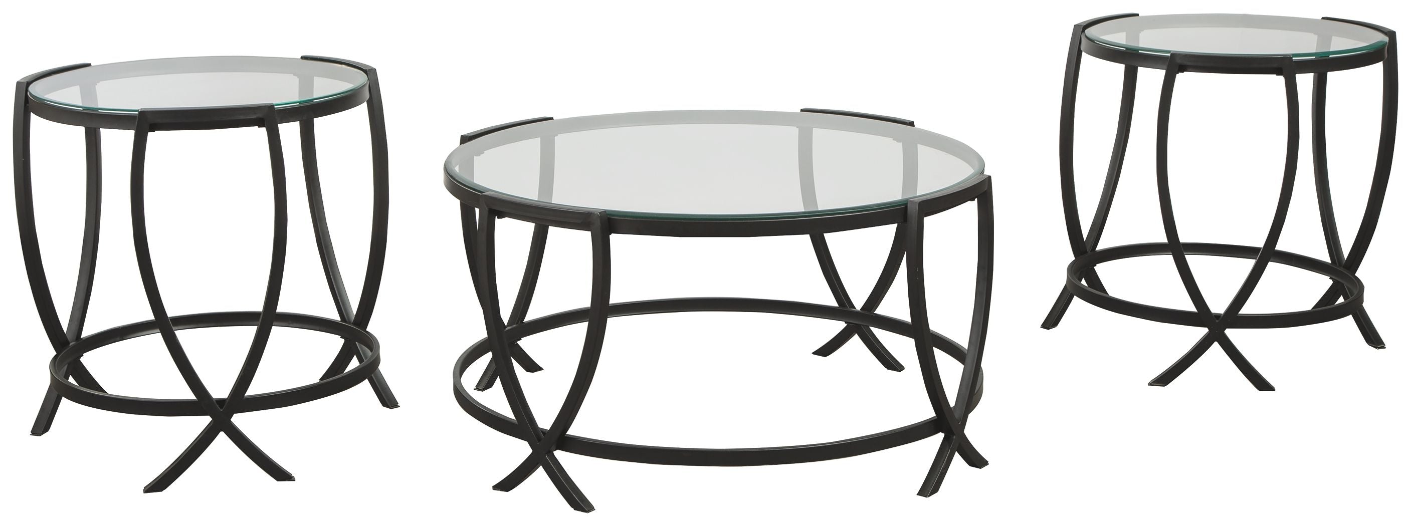 Tarrin - Occasional Table Set (Set of 3) - Black