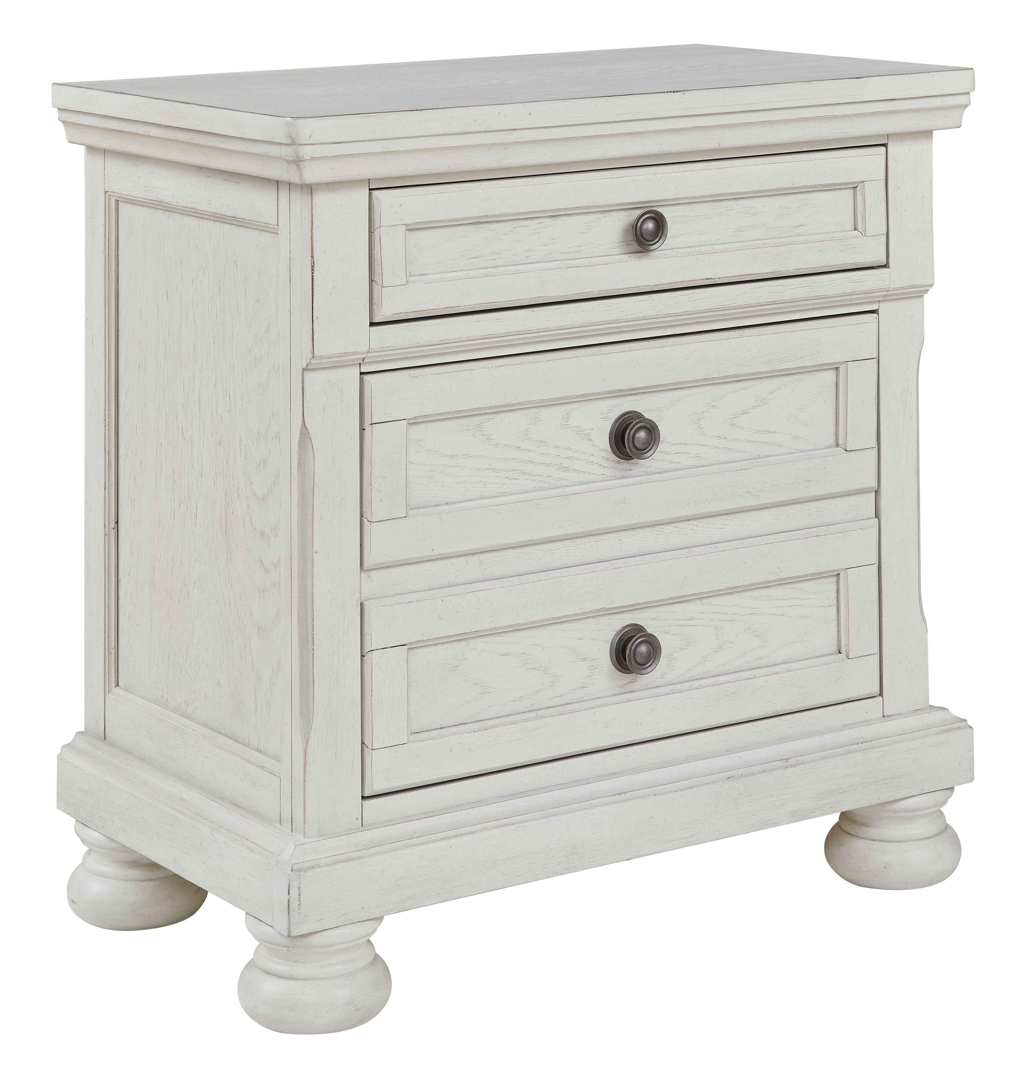 Robbinsdale - Two Drawer Night Stand - Antique White