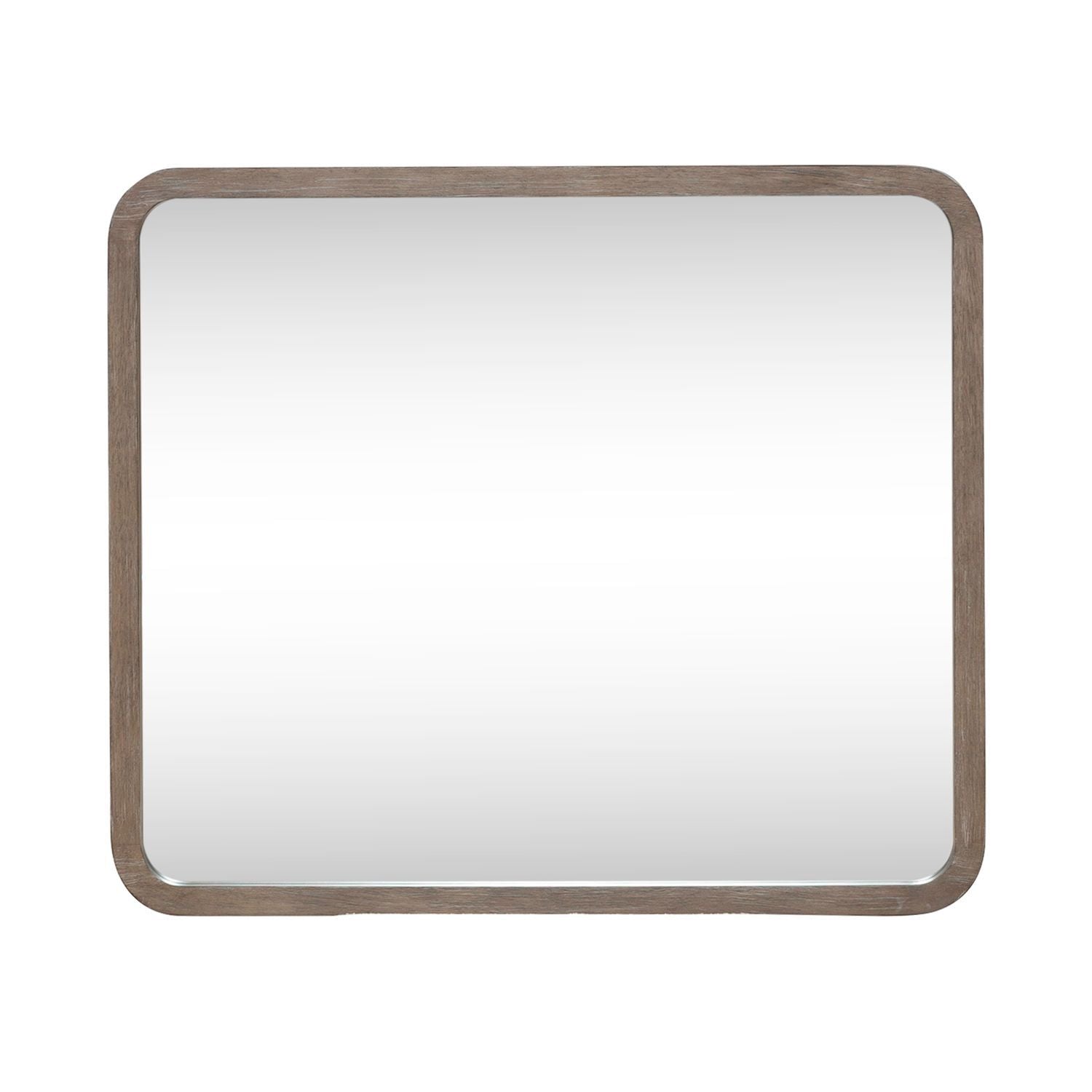 South Bend - Landscape Mirror - Brown