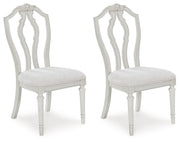 Montelaine - Dining Upholstered Side Chair (Set of 2) - Antique White