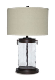 Tailynn - Glass Table Lamp  - Clear / Bronze Finish