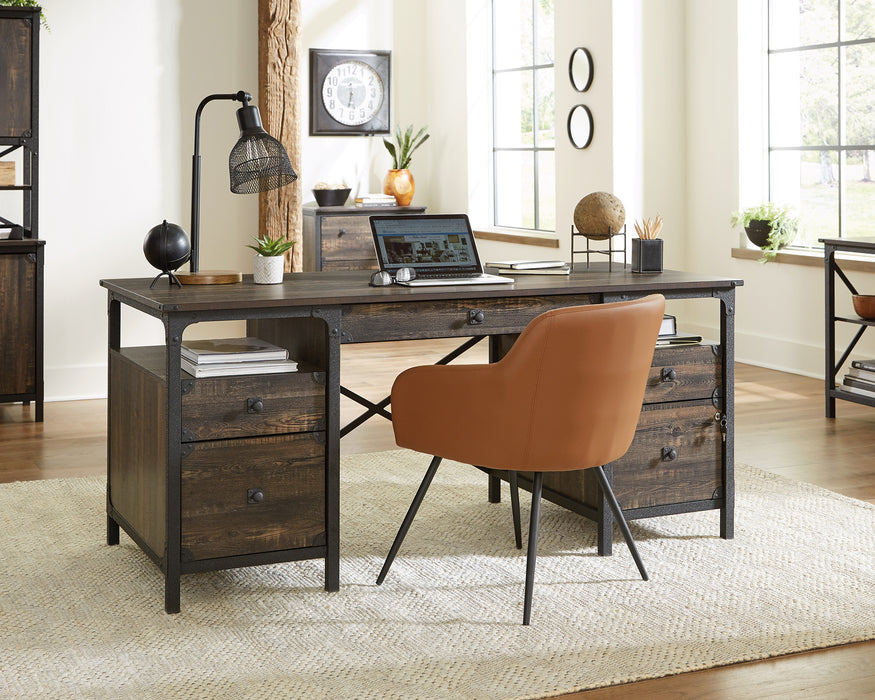 Steel River Dbl Ped Executive Desk Co A2 image