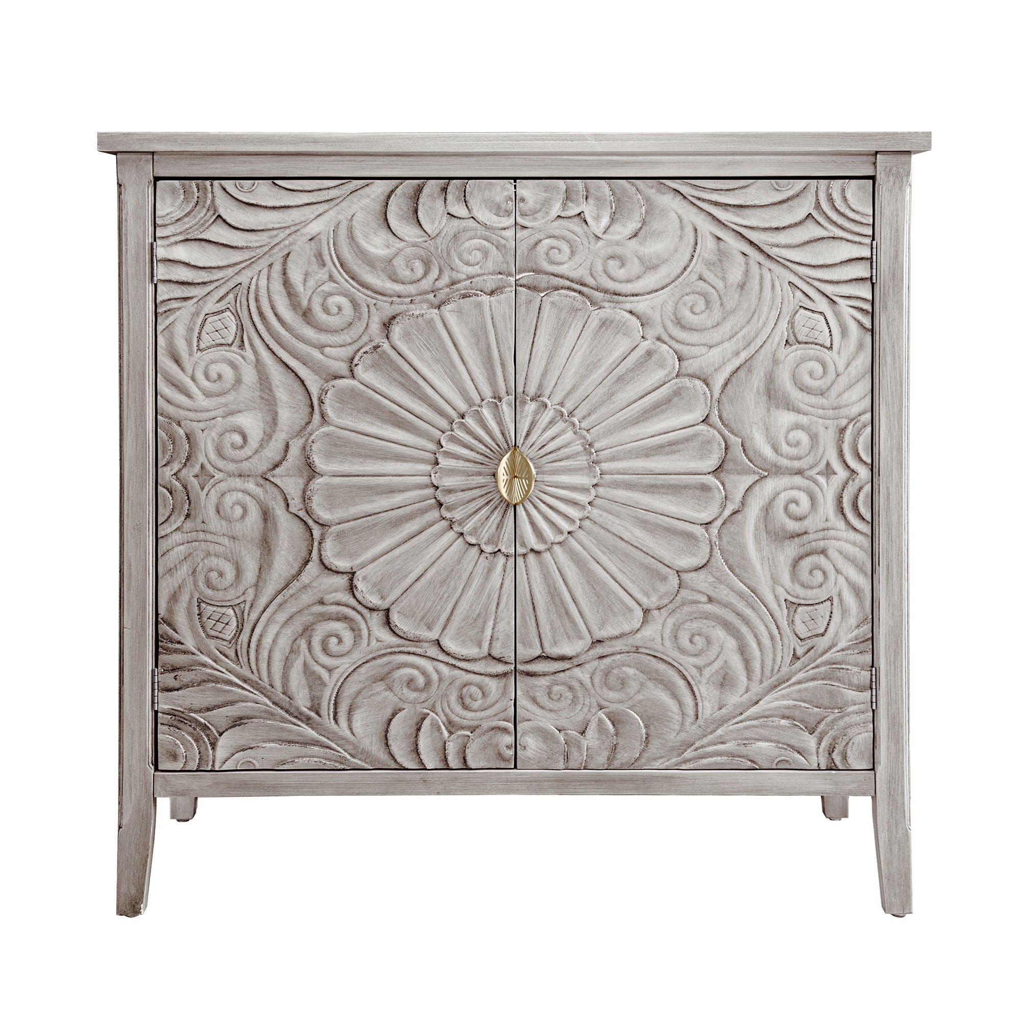 2 Door Cabinet, Suitable For Bedroom - Light Gray