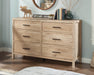 Pacific View 6 Dresser Prime Oak image