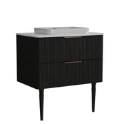 Elena - Modern Bathroom Vanity With Sink With Ample Storage, 2 Soft Close Drawers