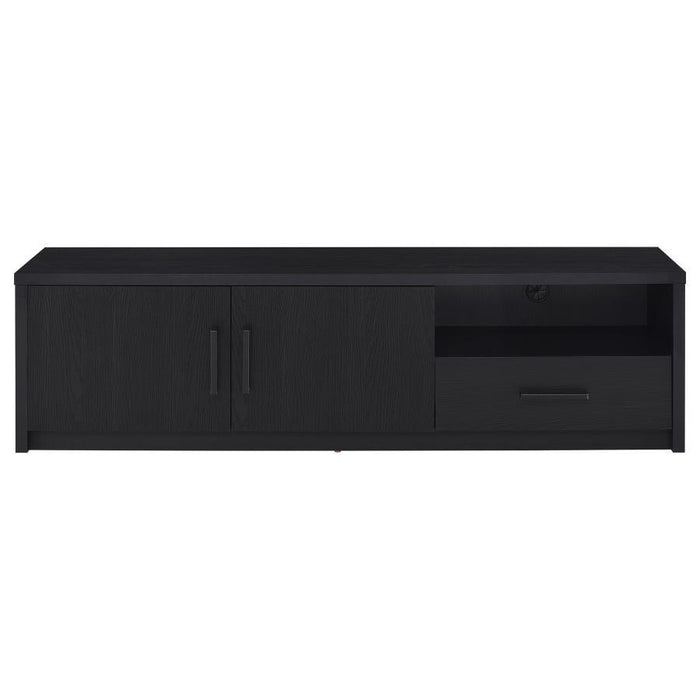 Murray - 70" 2-Door TV Stand Media Console - Black