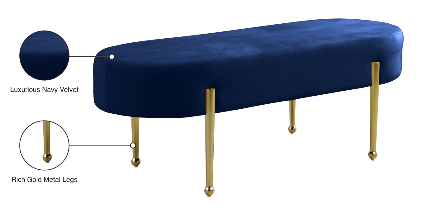 Gia - Velvet Bench