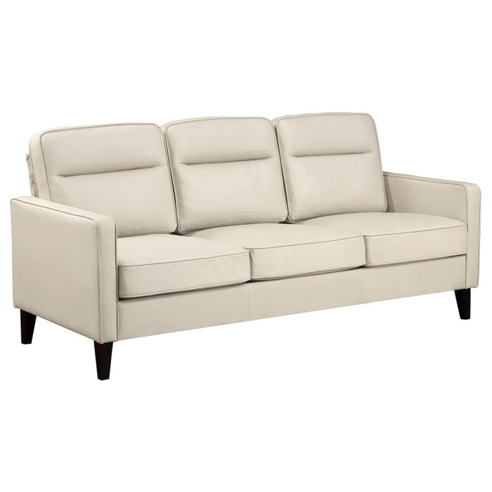 Jonah 2-piece Upholstered Track Arm Sofa Set