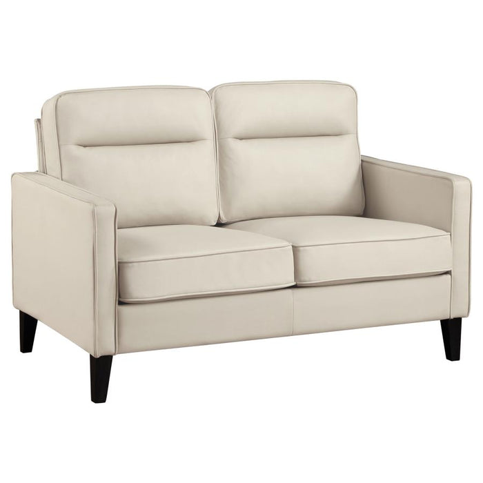 Jonah 2-piece Upholstered Track Arm Sofa Set