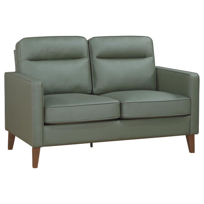 Jonah 2-piece Upholstered Track Arm Sofa Set