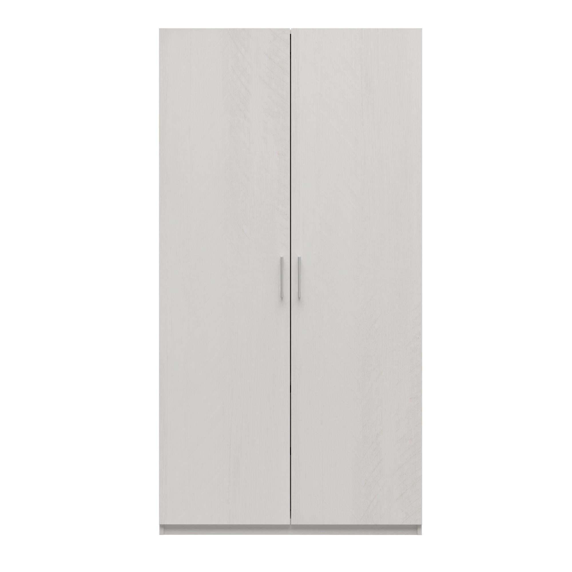 Suite Style Modular Extra Wide Wardrobe With Drawers - White