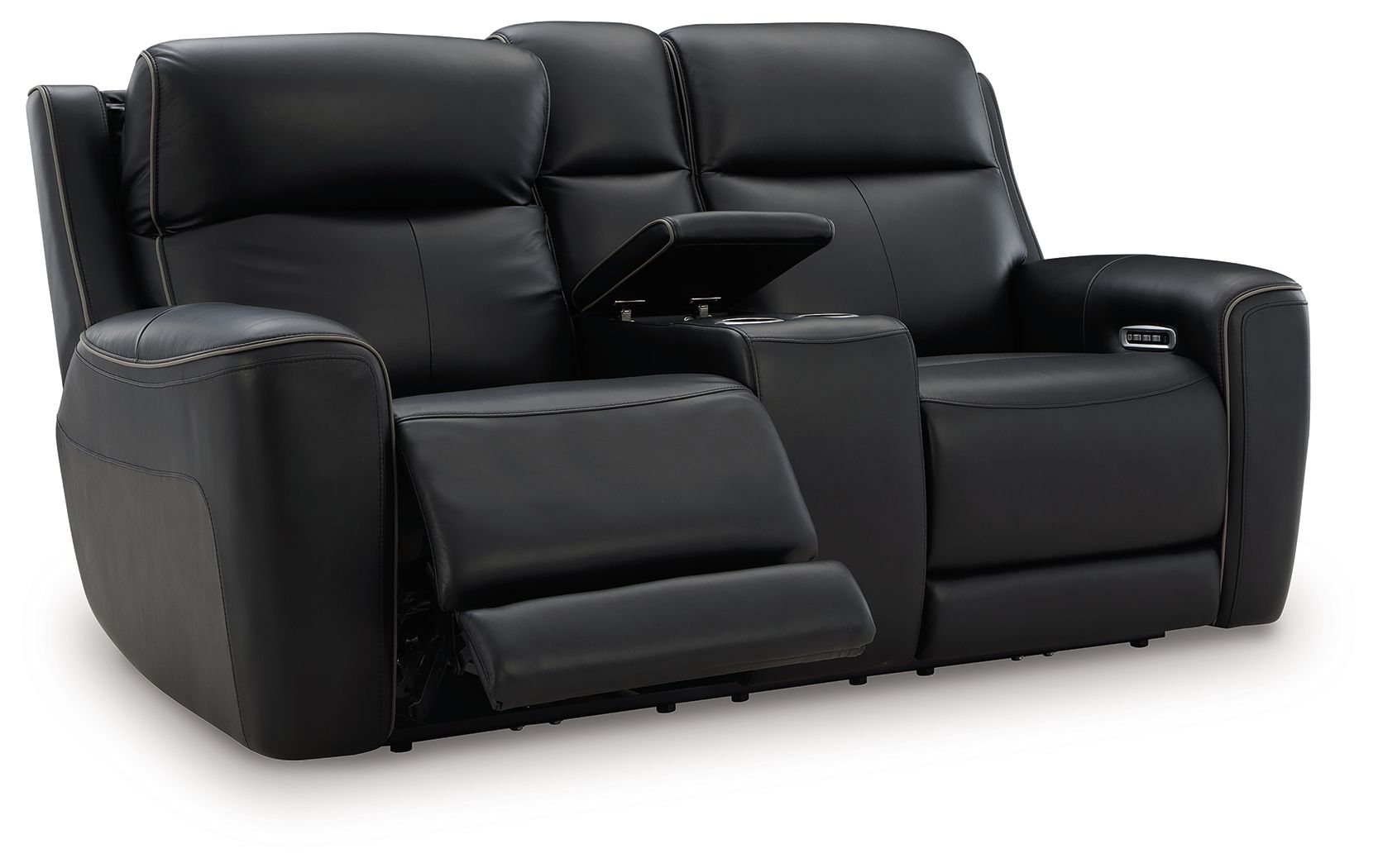 5Z-Comfort - Relaxation - Power Reclining Loveseat with Console / Adj Headrest